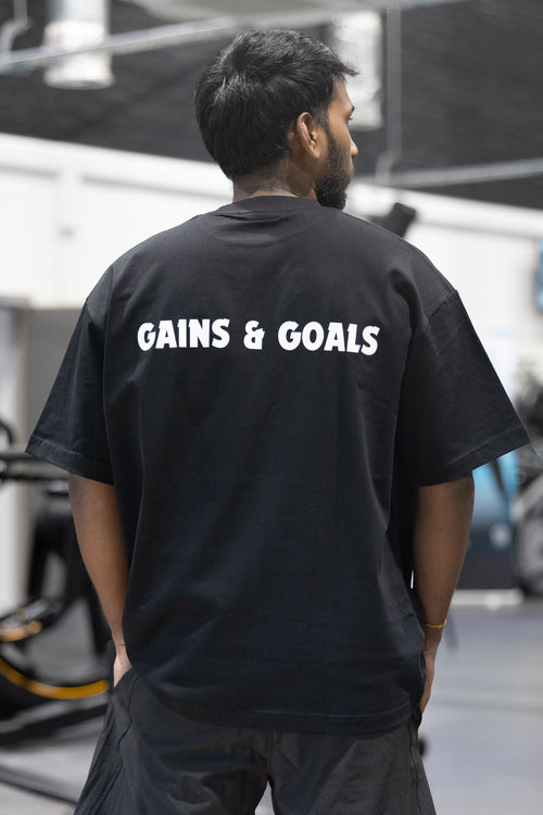 Gains Heavyweight Black T-Shirt