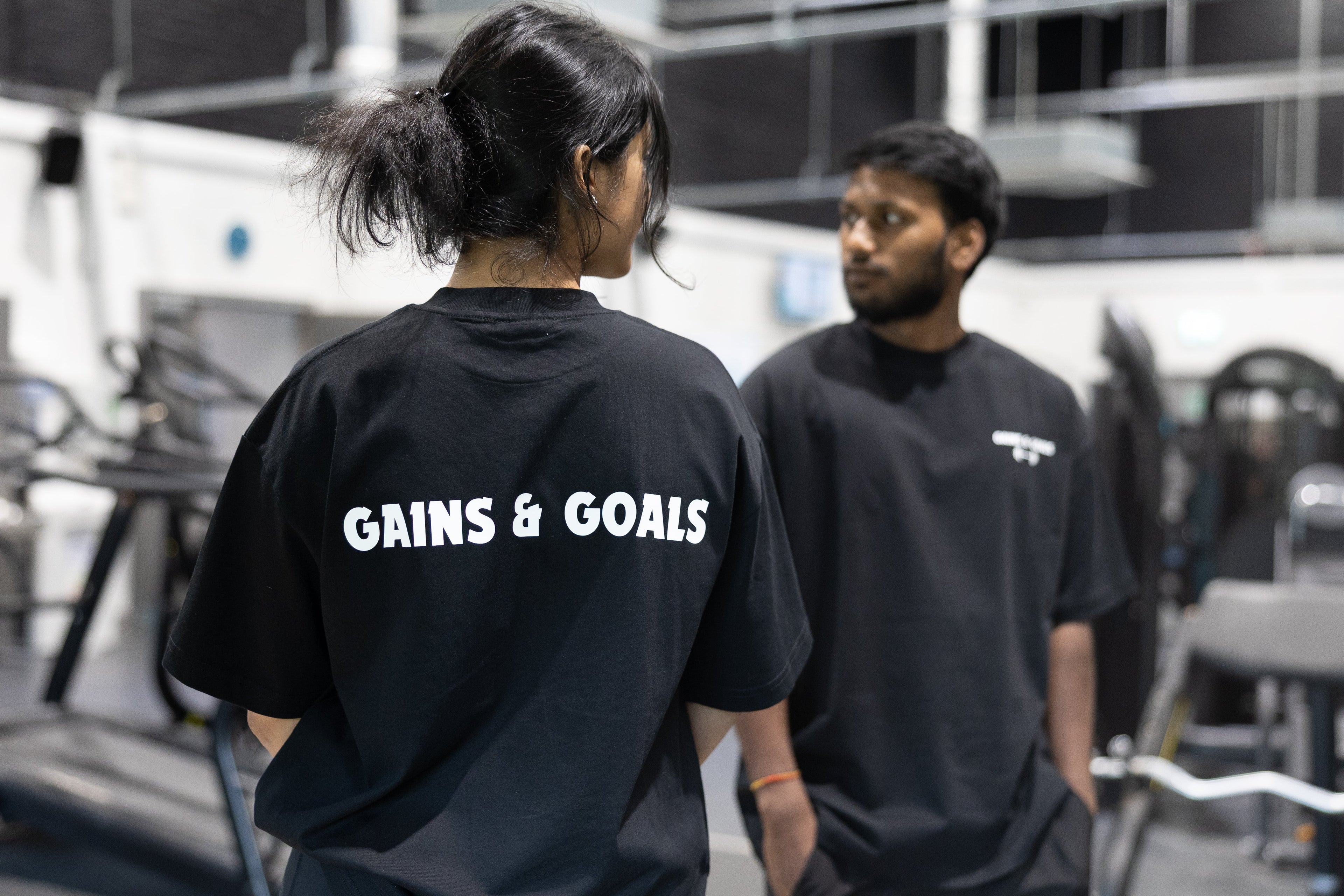 Gains Heavyweight Black T-Shirt