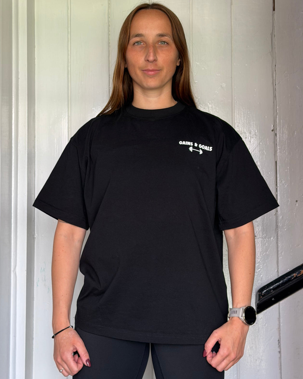 Gains Heavyweight Black T-Shirt