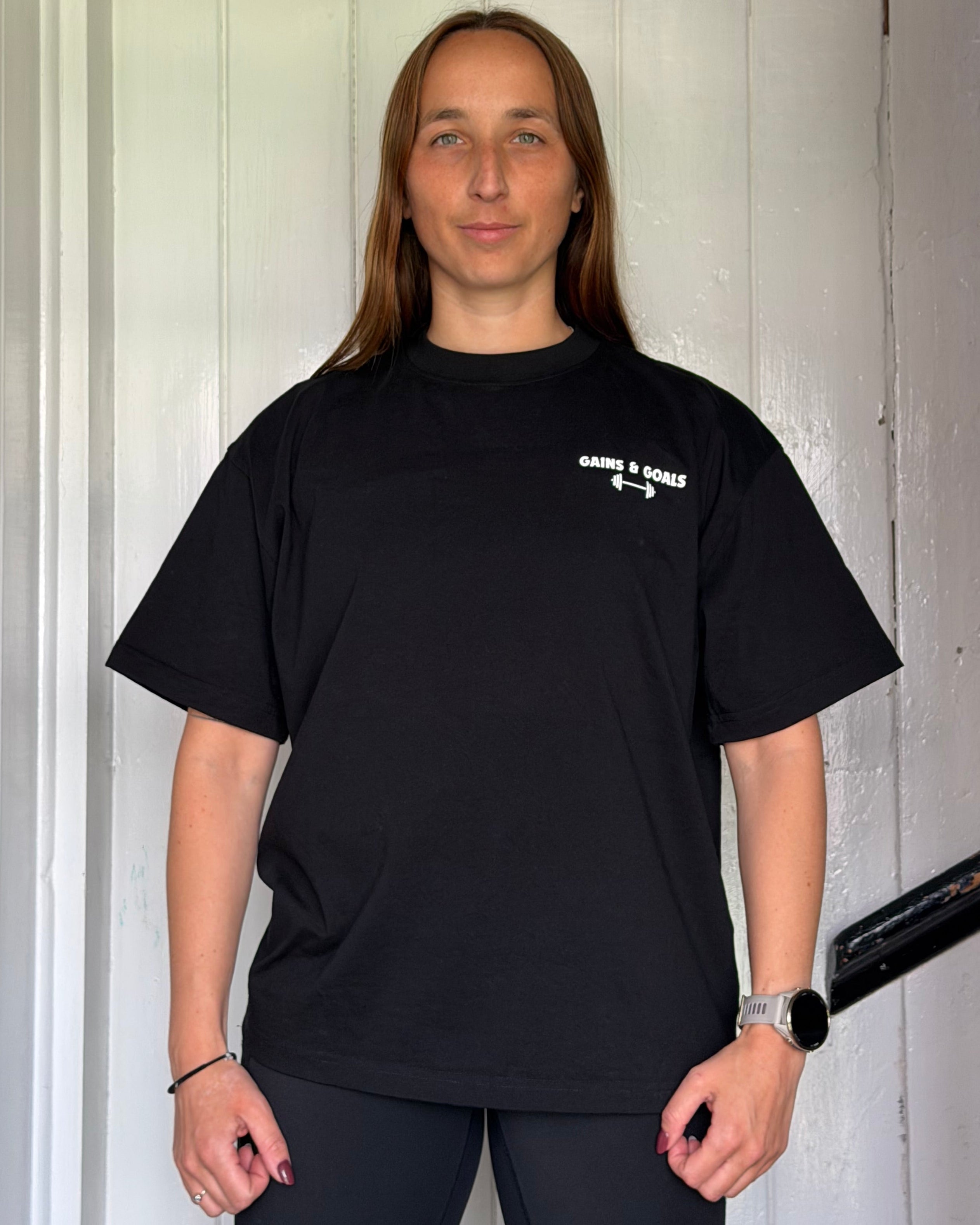 Gains Heavyweight Black T-Shirt