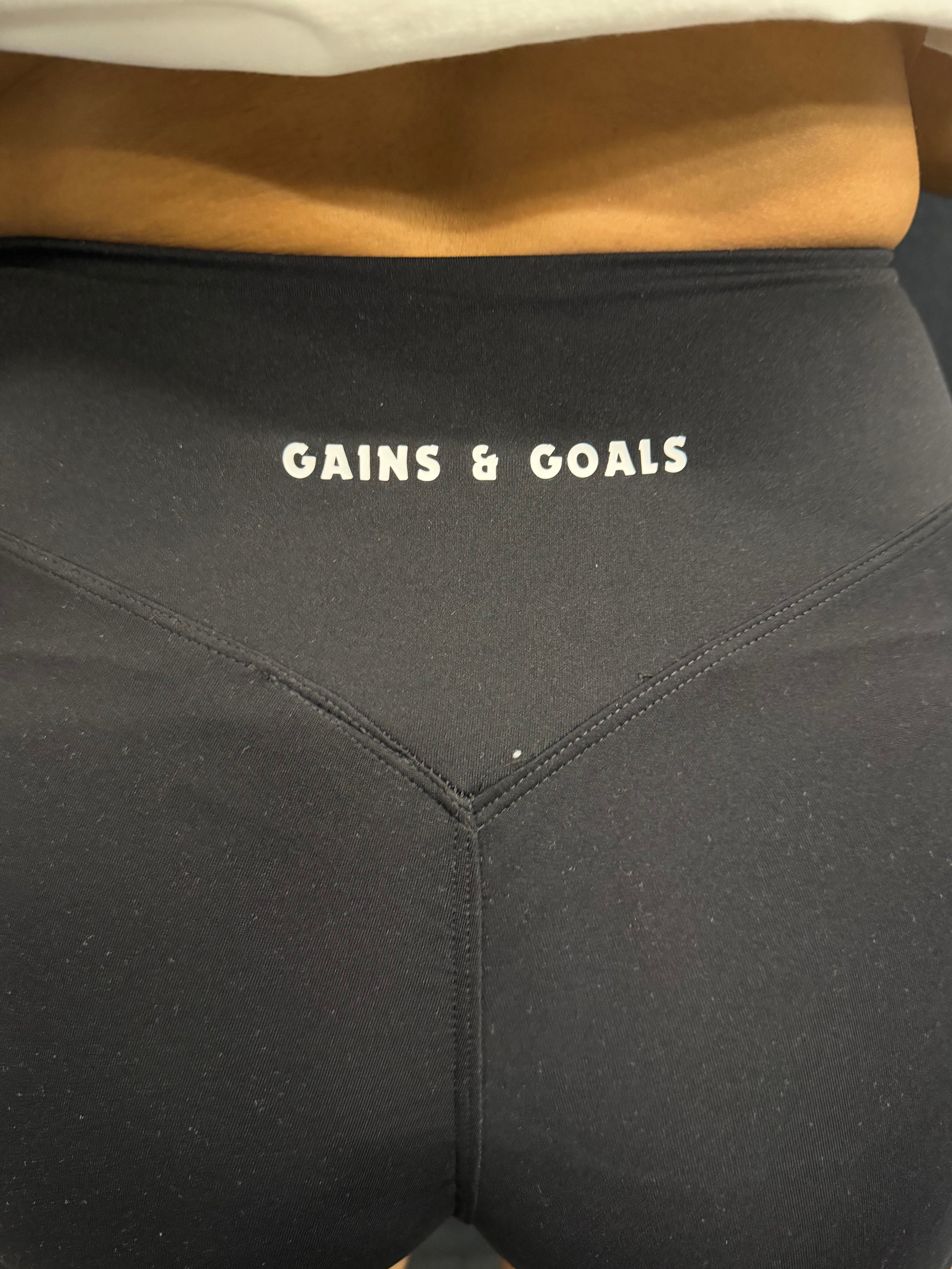 Goals Black Cycling Shorts