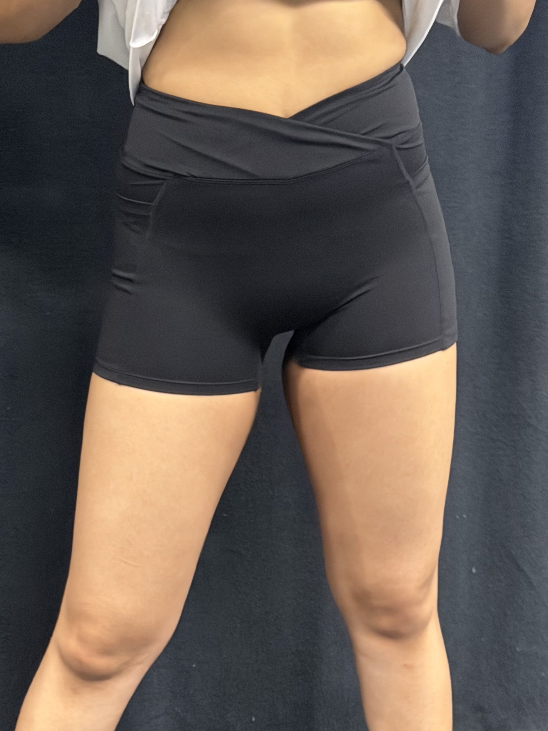 Goals Black Cycling Shorts