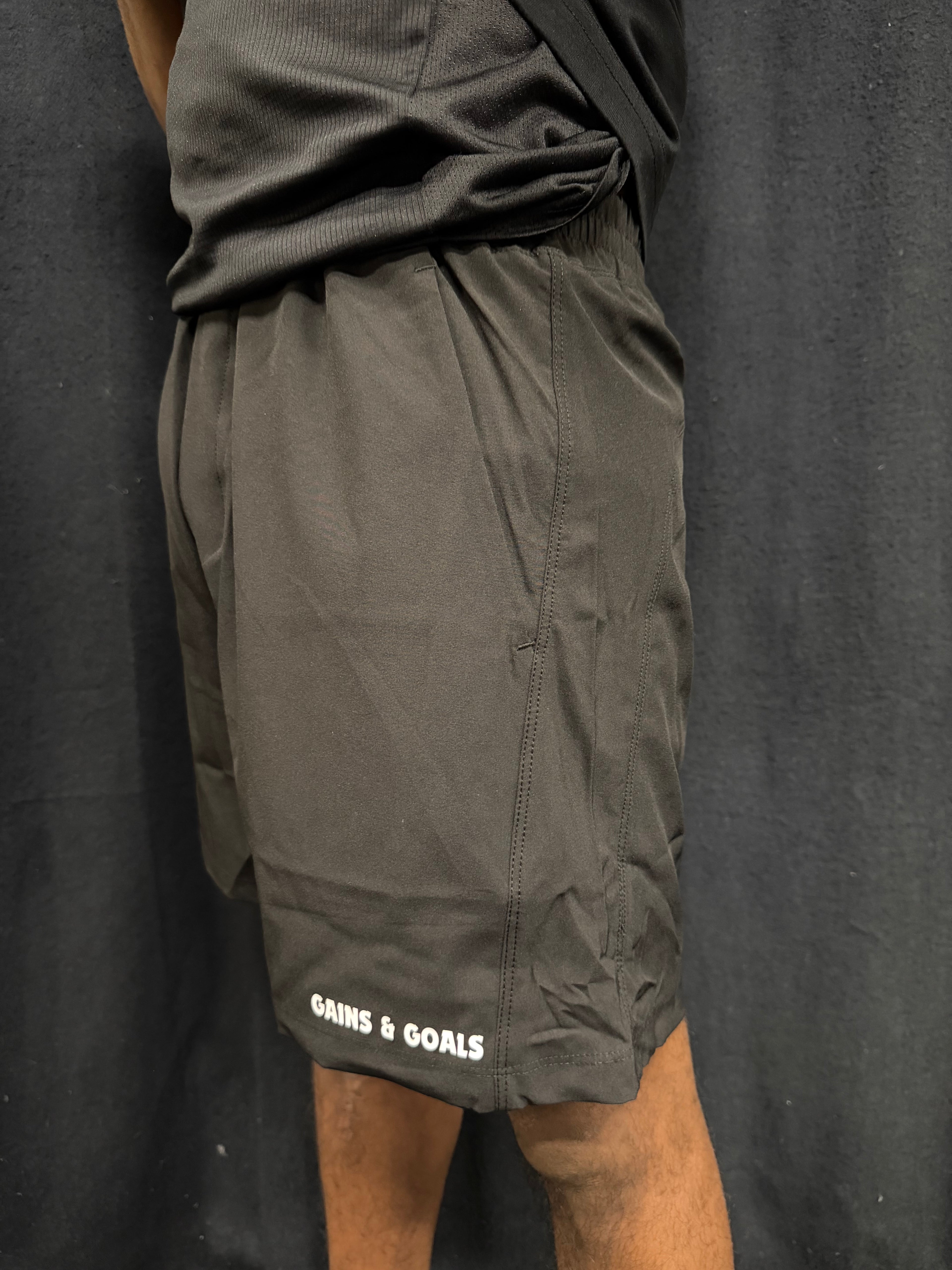 Goals Lightweight Black Shorts