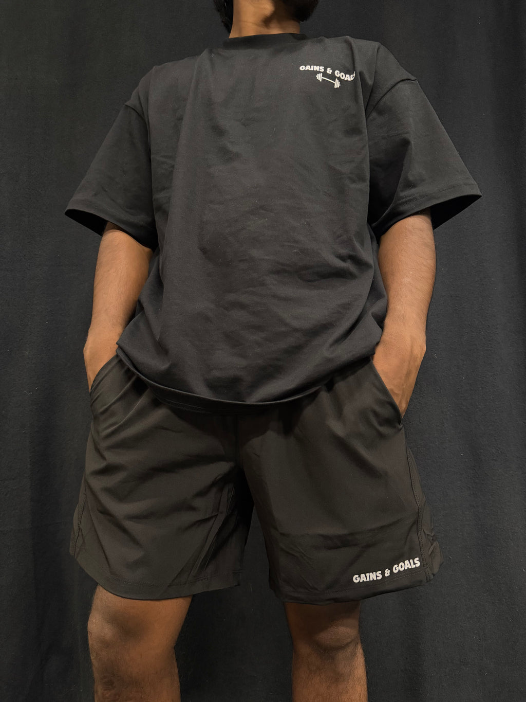 Goals Lightweight Black Shorts