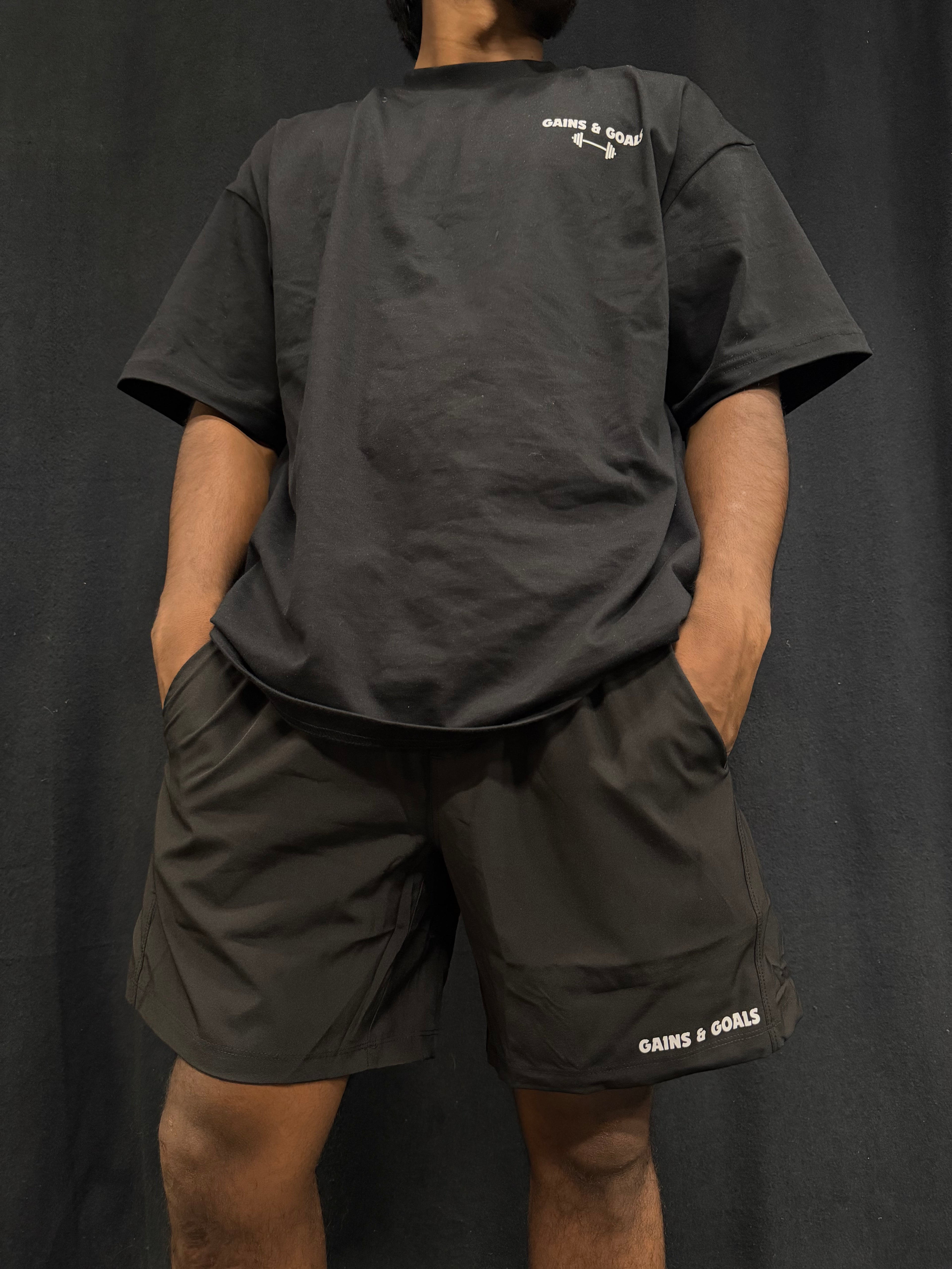 Goals Lightweight Black Shorts
