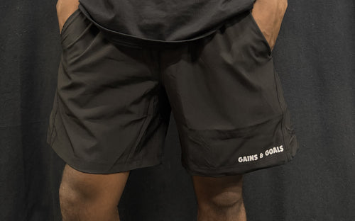 Goals Lightweight Black Shorts